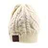 Picture of Outdoor Bluetooth Wireless Smart Beanie Knit Headphone Speaker Music Hat with Mic for Winter Use - Beige